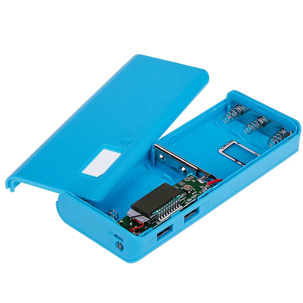 Rovtop горячая Распродажа 5 в двойной USB 5x18650 Блок питания аккумулятор мобильный