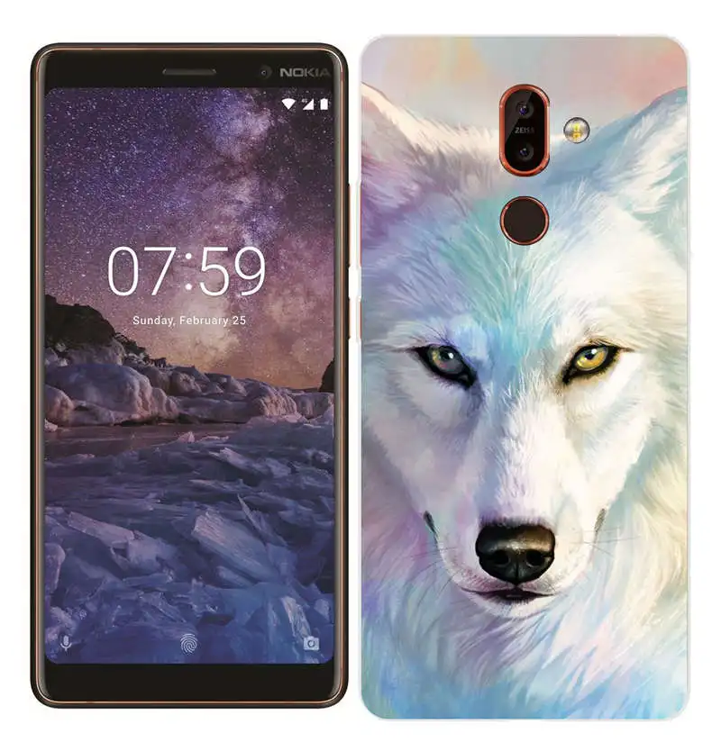Arvin Case for Nokia 7 Plus Silicon Cover For 2.1 3.1 5.1 6.1 Transparent Fundas X6 Soft TPU 3 5 6 8 Bag |