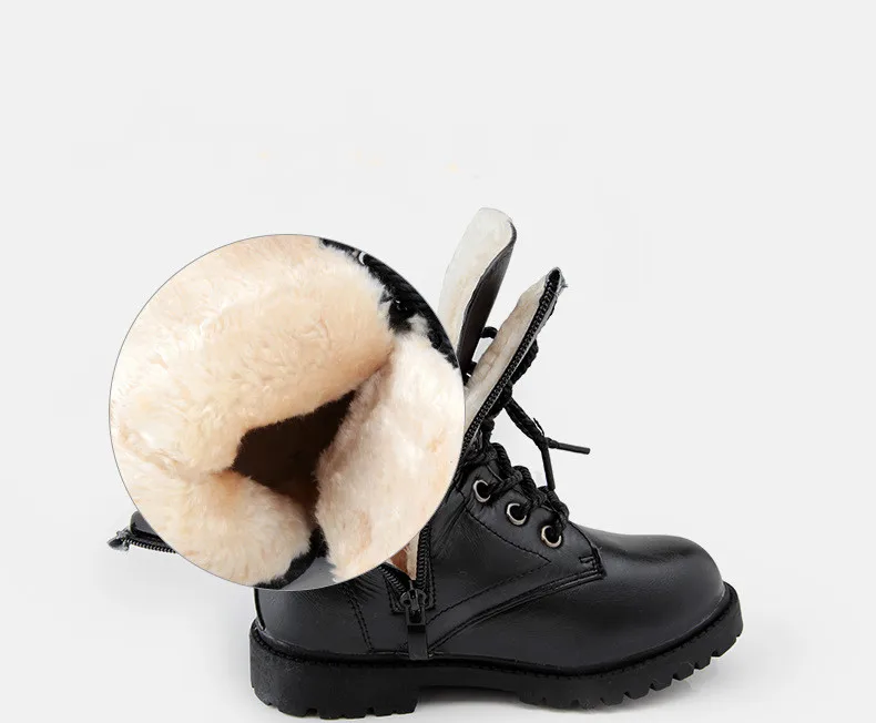 Зимние сапоги для девочек Детские теплые из хлопка на резиновой подошве Модная