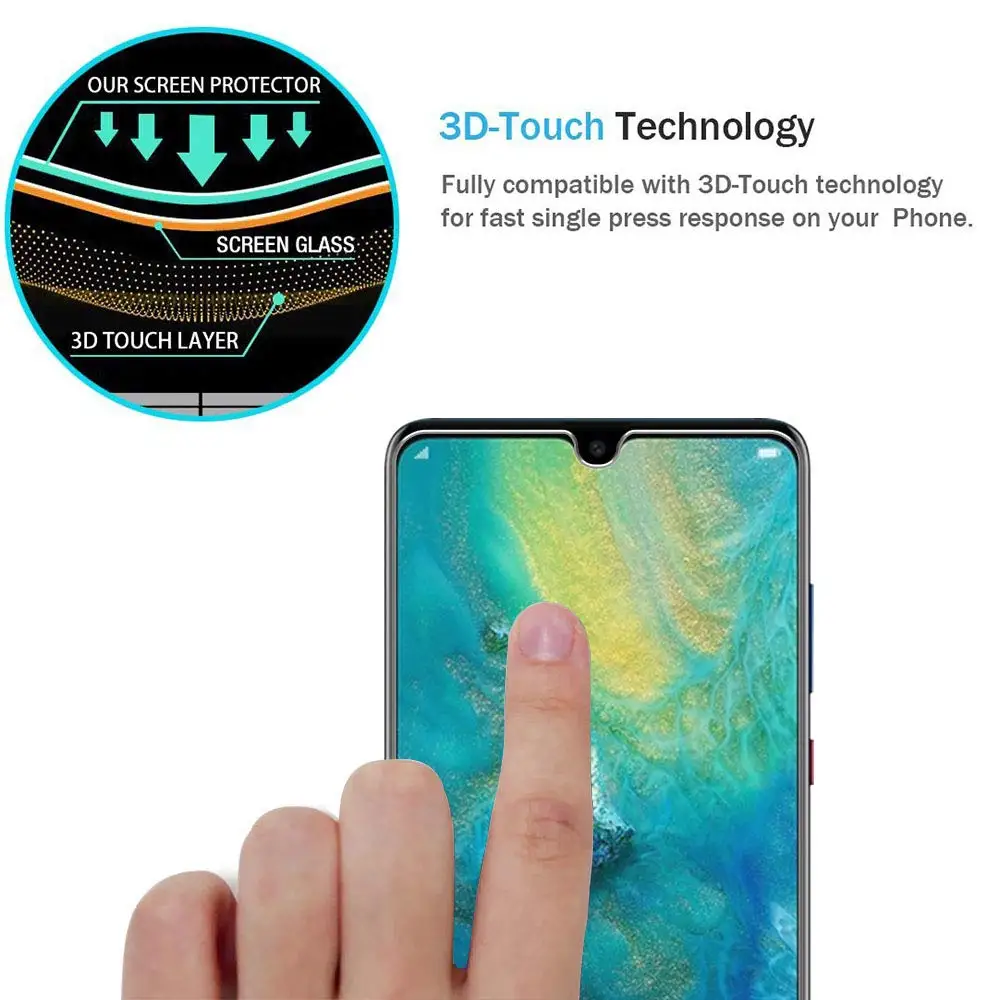 Huawei Коврики 20X Hauwei P30 Pro закаленное стекло Экран протектор 9 H телефона Защитная пленка для huawei P30 Pro Коврики 20 Pro