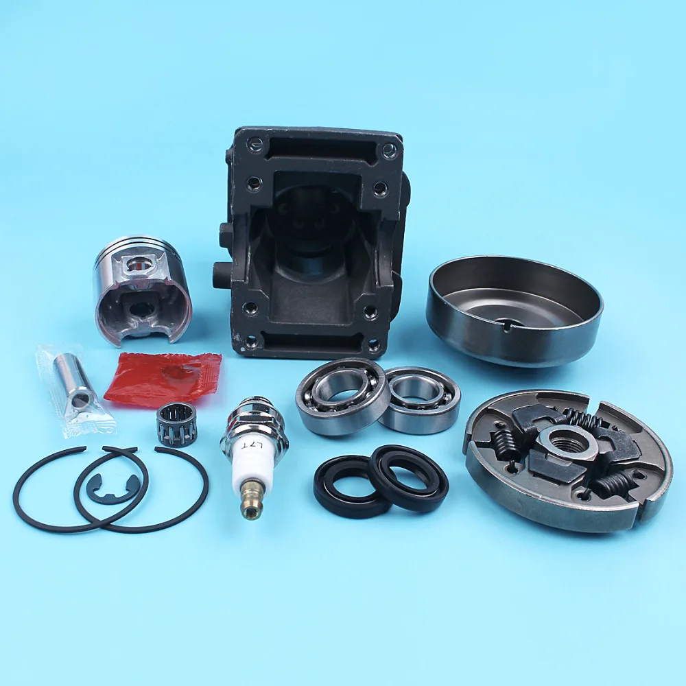 Nikasil поршень Kit 3/" 6 т сцепления в сборе барабан шпора подшипники для STIHL MS180 MS170 017 018 MS 170 180 бензопила 38 мм