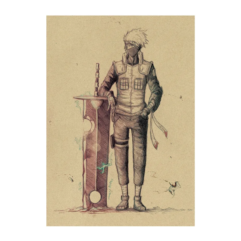 Японских мультфильмов комиксов/Наруто футболки обувь для косплея героя Хатаке