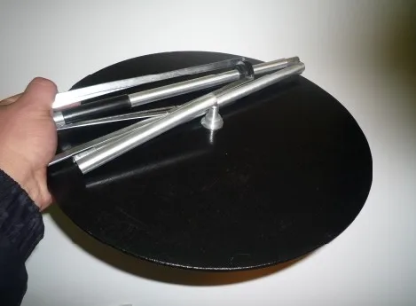 Появляющийся стол Pro круглый складной Волшебные трюки для профессиональной