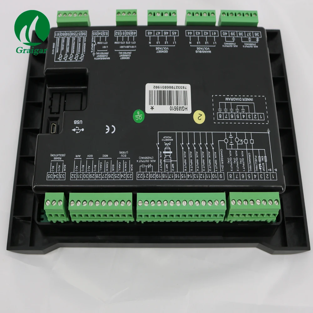 HGM9510 Новый Smartgen Genset автоматический ручной параллельный контроллер генератора