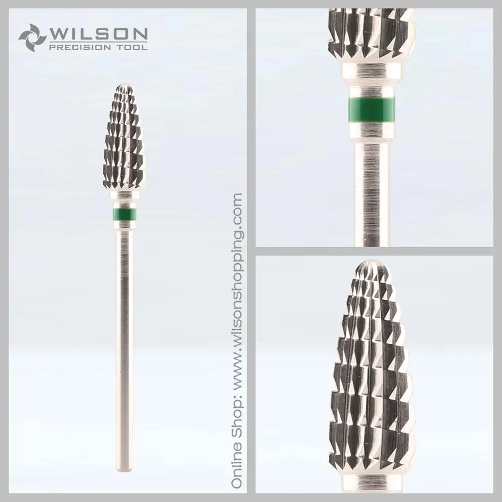 

Large Cone - Coarse(10119) - Silver - WILSON Carbide Nail Drill Bit