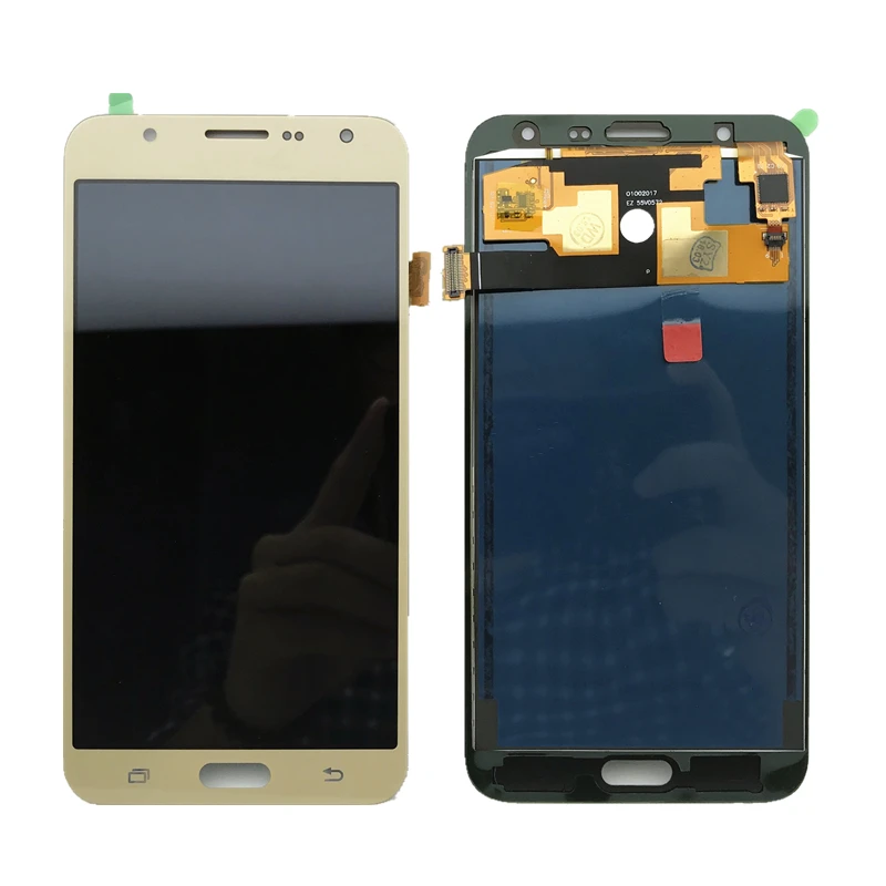 Полный дигитайзер в сборе для Samsung Galaxy J7 2015 J700 J700F J700H дисплей с контролем яркости