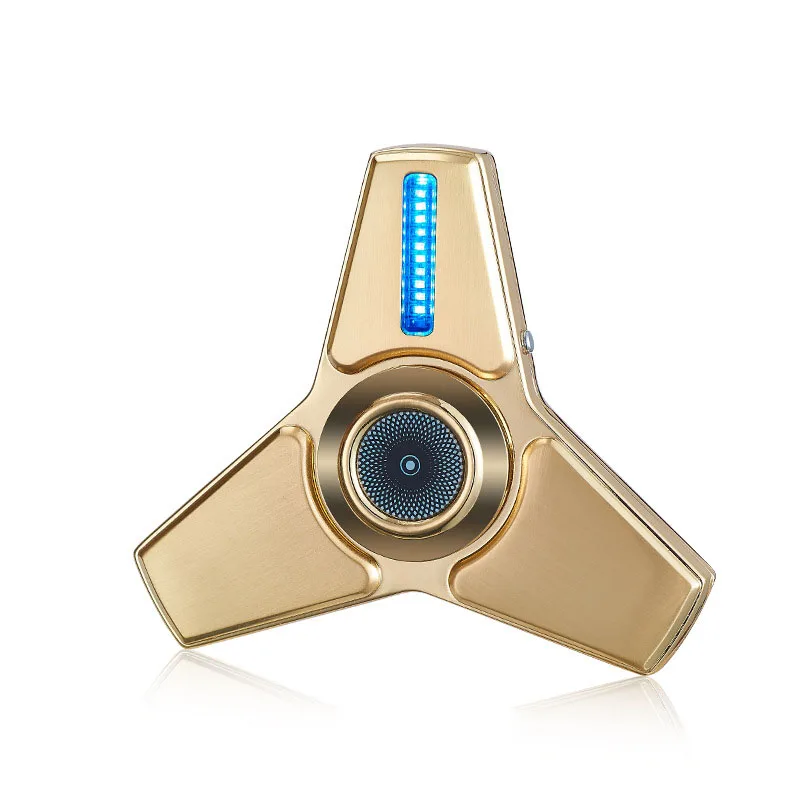 Светодиодная Люминесцентная зажигалка с гироскопом для заряда кончиков пальцев