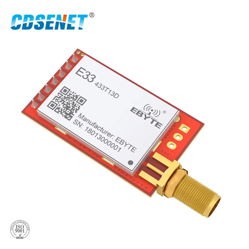 

SX1212 433MHz Data Transmission CDSENET E33-433T13D SMA Connector UART Wireless Transmitter and Receiver 433 MHz rf Transceiver