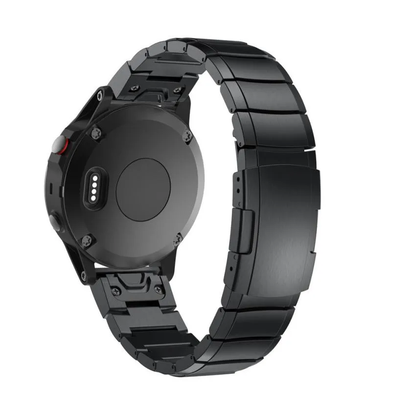 Ремешок для часов из нержавеющей стали ремешок быстрой замены Garmin Fenix 5X часы 15J