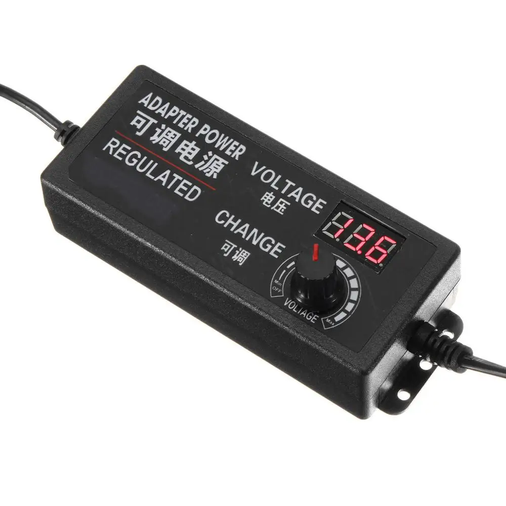 Универсальный адаптер с напряжением 9 24 В 90 Вт Регулируемый переменного тока на