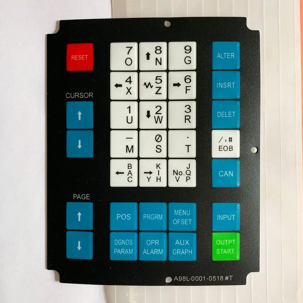 A98L 0001 0518 # T/A98L M 02 CNC HMI мембраны кнопки для клавиатуры оператор Панель|buttons buttons|button