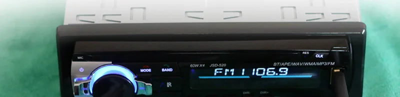 12 В Автомагнитола MP3 аудио плеер Bluetooth AUX USB SD MMC стерео FM Авто Электроника In-Dash Авторадио 1 DIN для грузовика такси без DVD
