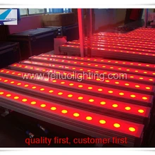 Наружный линейный Бар 18x3w rgb IP 65 led настенный светильник для