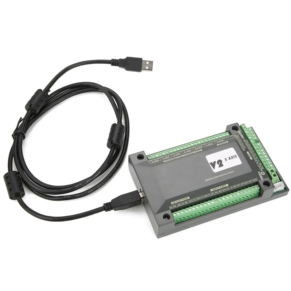 NVUM 5 оси CNC Управление; интерфейсная плата USB карты для шагового двигателя MACH3 движения Управление карты, Новинка