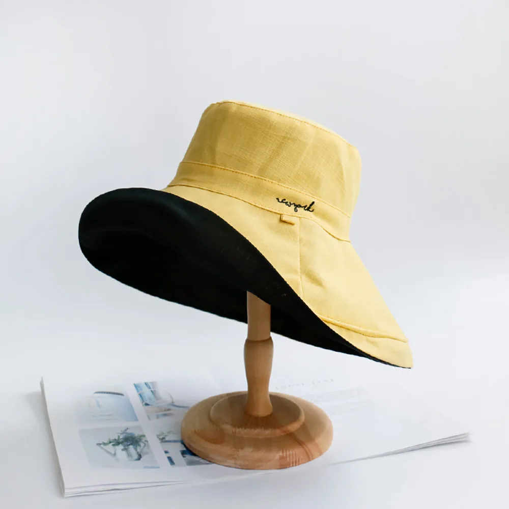 Оптовая продажа шляпы от солнца с широкими полями для женщин шляпа Фишера