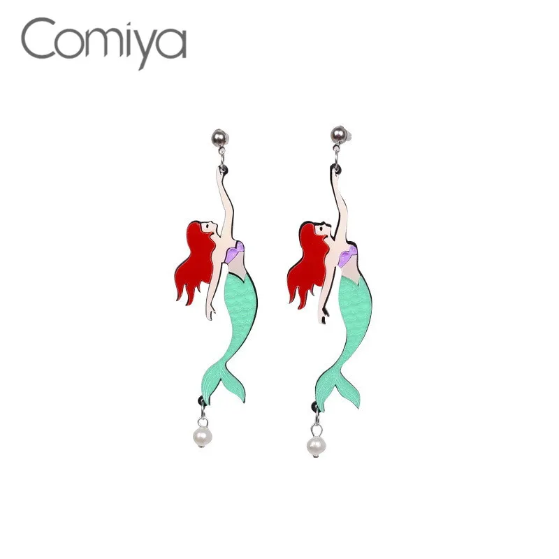 Comiya акриловый кулон русалки романтическое ювелирное изделие Kpop Bijoux Женские