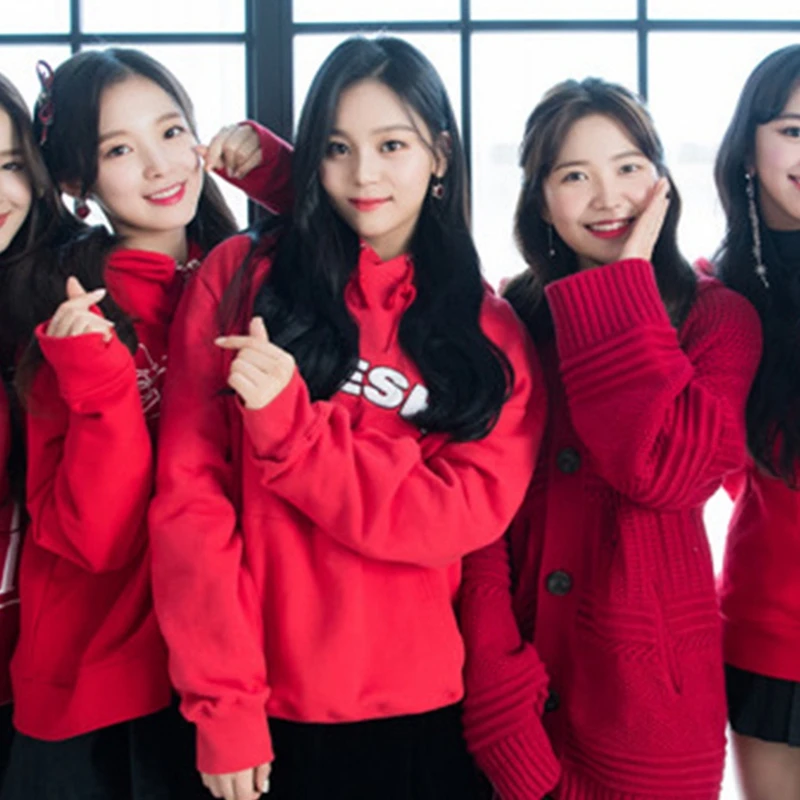Женская толстовка с капюшоном KPOP GFriend Um Ji Kim Ye Won джемпер модная шапка длинным
