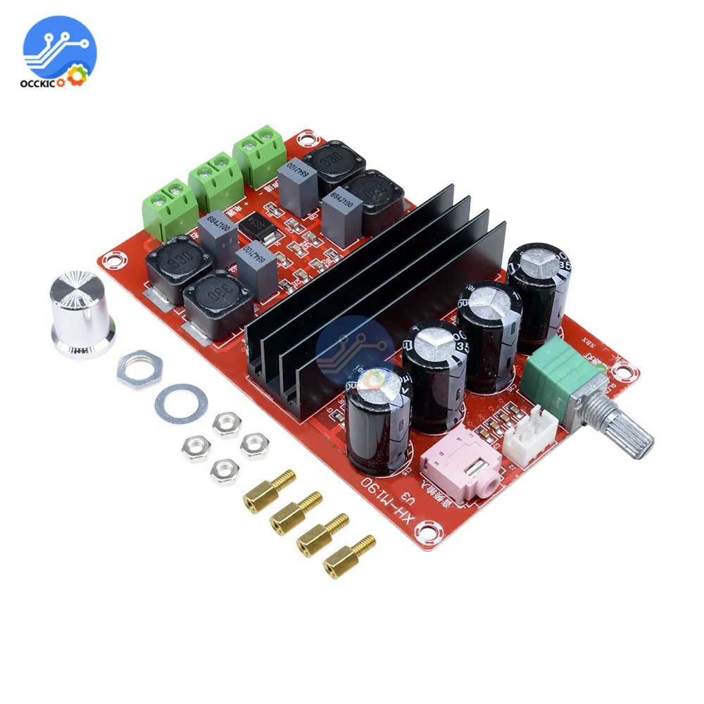 Плата цифрового усилителя звука TPA3116 2*100 Вт 12 24 В|board board|board for arduinoboard digital |