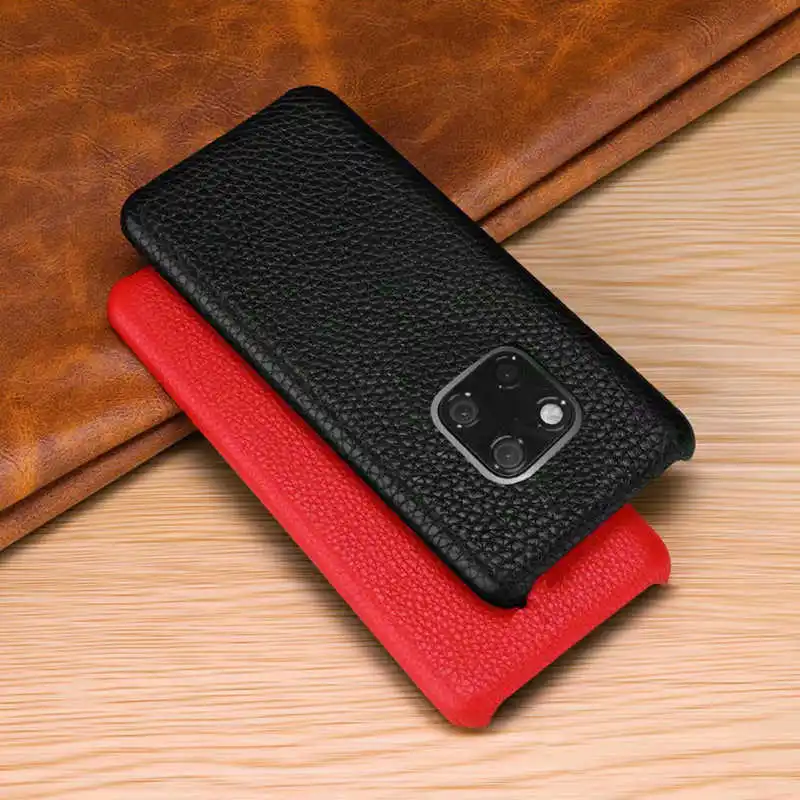 Чехол MAKEULIKE из натуральной кожи для huawei mate 20 Pro, Роскошный чехол для телефона с личи, чехол для huawei mate 20 20X 20Pro