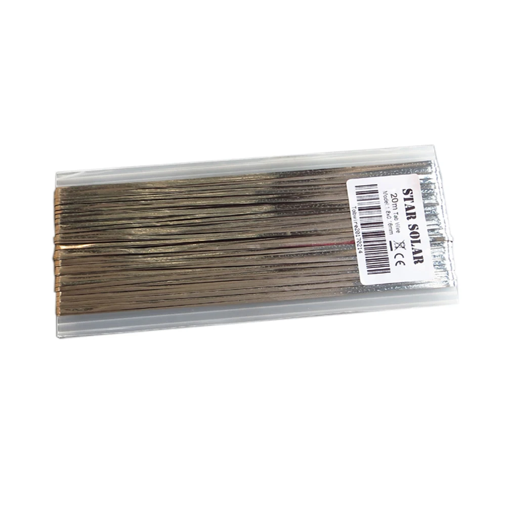 20 м x Tab wire 1 8x0 16 мм 66 футов шина с солнечными элементами провод для PV Ленты