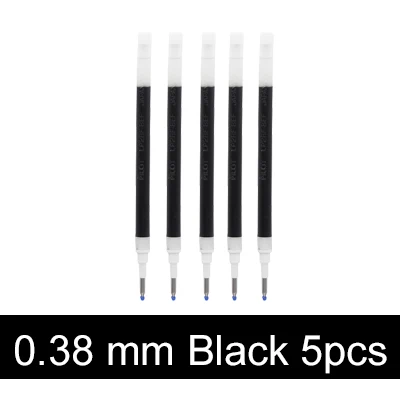 038 Black 5pcs LifeMaster ручка Pilot Juice гелевая ручка повторная заливка для ручка Pilot Juice 0,38 мм/0,5 мм черный/синий/красный большой объем письменные принадлежности LP2RF-8EF - Цвет: 038 Black 5pcs