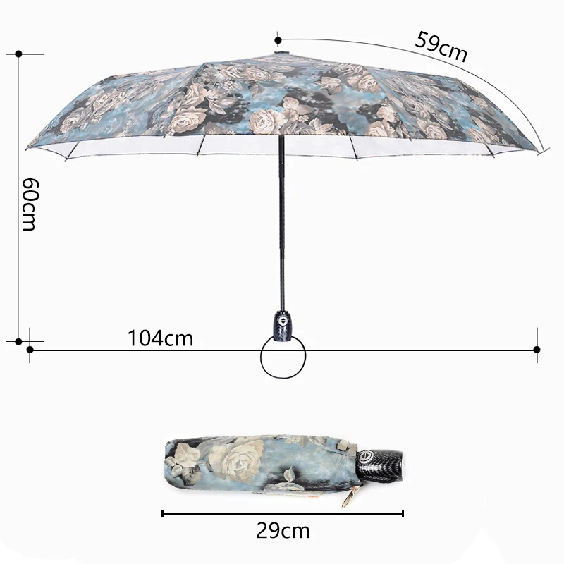 TOPX сильный ветер Творческий Ретро узор красивая картина Для женщин с розами из 3