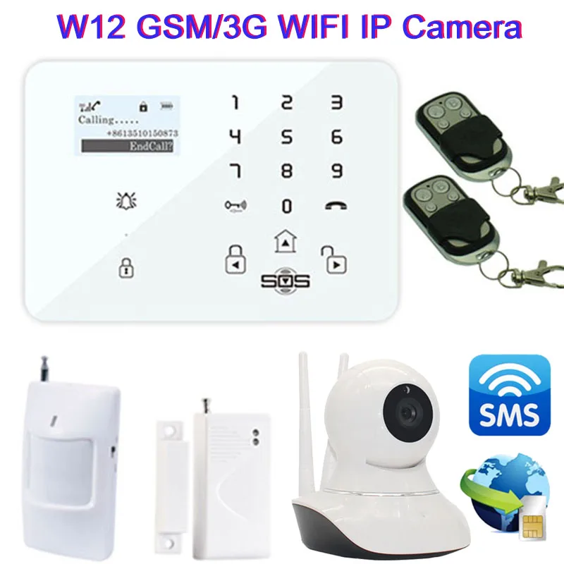 Gsm Камера + WiFi IP сигнализации Системы охранных видео сигнал SMS контроллер с GSM