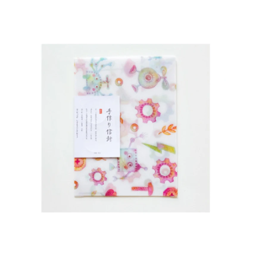 C 3 шт./упак. Kawaii Flower серии серной кислоты Бумага конверт подставка-держатель для Почтовые открытки крышка поздравительные открытки окна конверт для подарков - Цвет: C