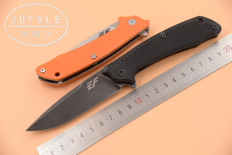 JUFULE EF1801 шарикоподшипник G10 Ручка D2 лезвие Флиппер складной Кемпинг Охота Открытый выживания карманный EDC инструмент кухонный нож