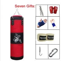 taekwondo family boxing sandbag durable canvas punching sandbag mma thai boxing gloves adults kids indoor martial arts fitness