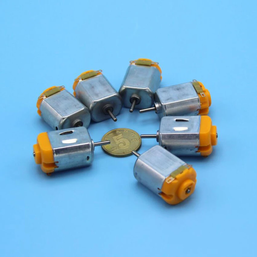 

1pcs 130 DC Motor For DIY Four-wheel Motor Scientific Experiments Toy Model Car Making