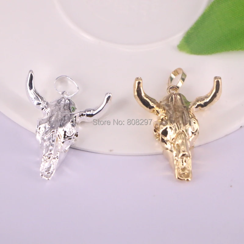 10 шт. подвеска в виде головы буйвола|pendant for jewelry|pendant charmsresin charm pendant |