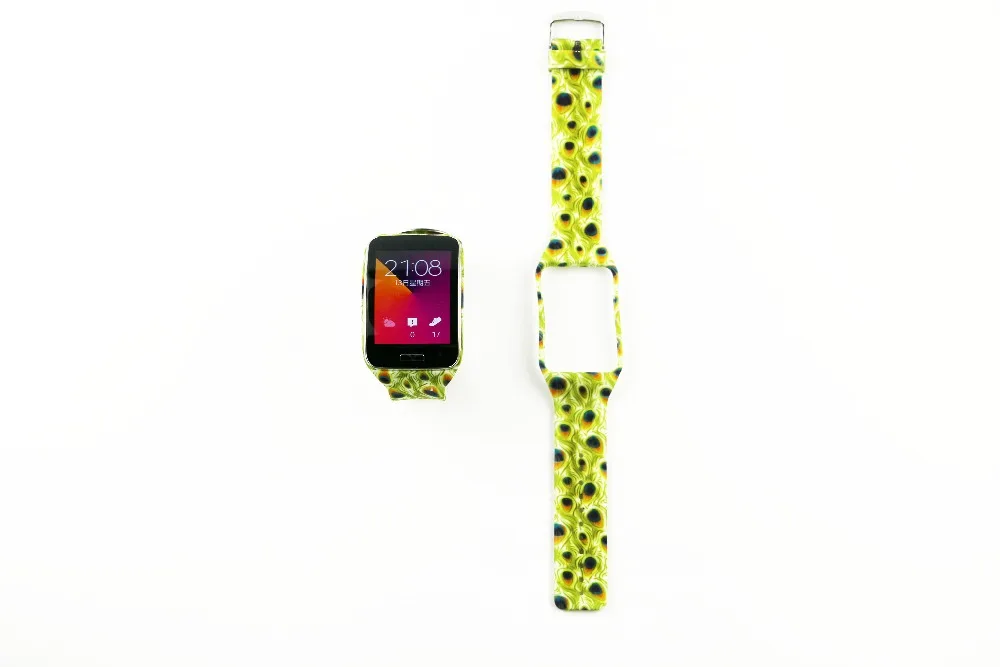 Odog цветной ТПУ ремешок для часов Ремешок для samsung Galaxy gear S R750 часы Браслет Смарт Ремешки для наручных часов SM-R750