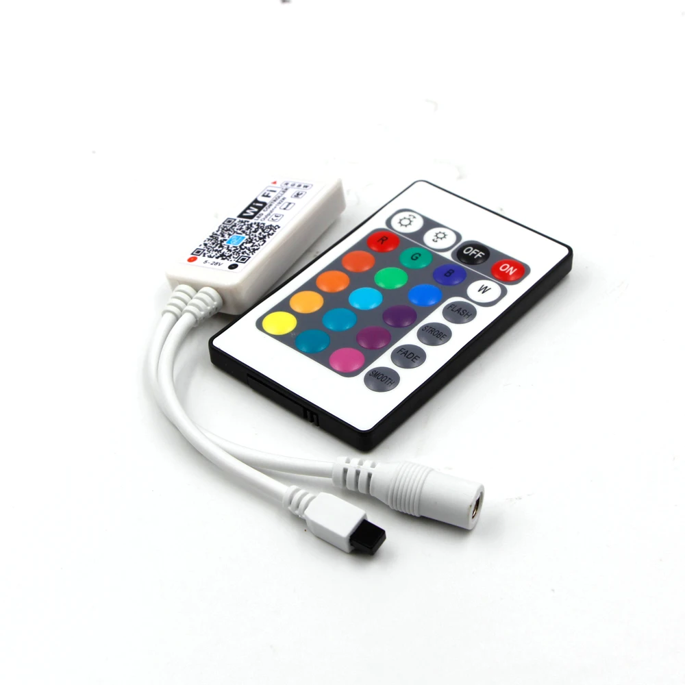 LED Bluetooth WiFi RGB Pixel контроллер Мини DC12V с 24Key IR 21Key RF пульт дистанционного управления