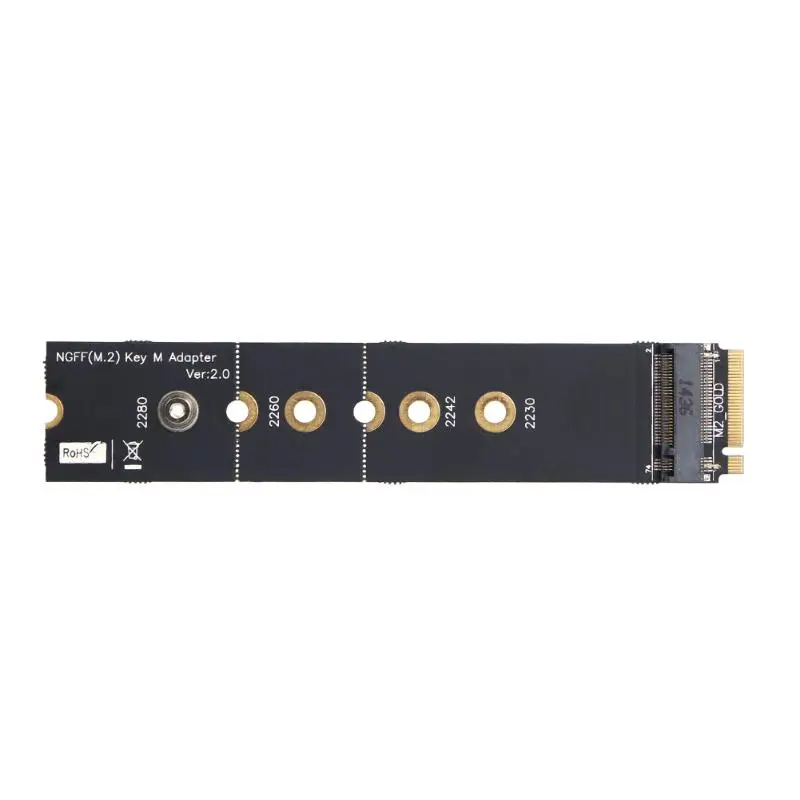 Гибкий PCI-E PCIE PCI Express к M.2 NGFF M Key удлинитель адаптер Riser плата расширения конвертер с M2 винты