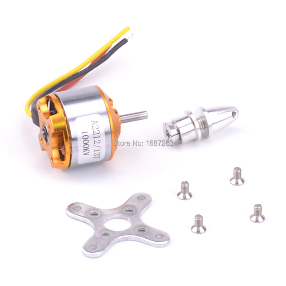 1 шт. A2212 2212 1000KV 13T / 1400KV 10T бесщеточный мотор Outrunner с креплением для