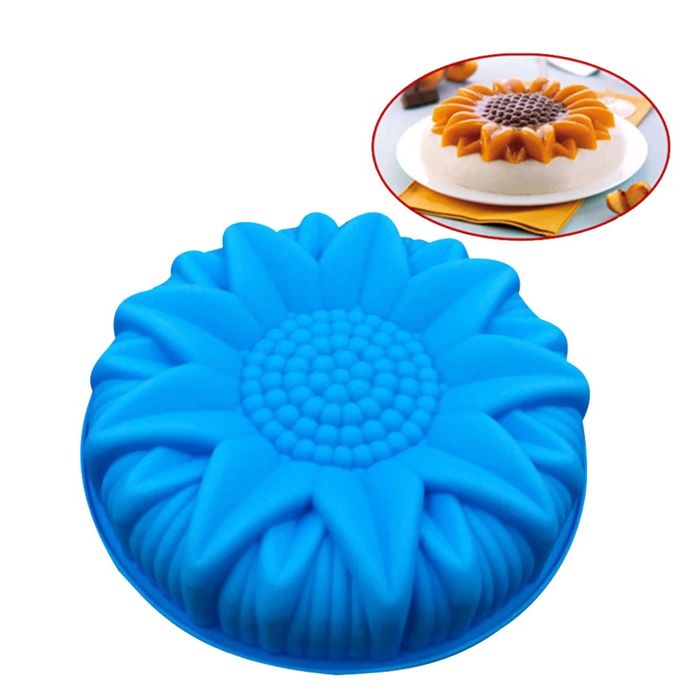 

Big Silicone Cake Mold Dessert Molds Large Sunflower Styling Pastry Moulds