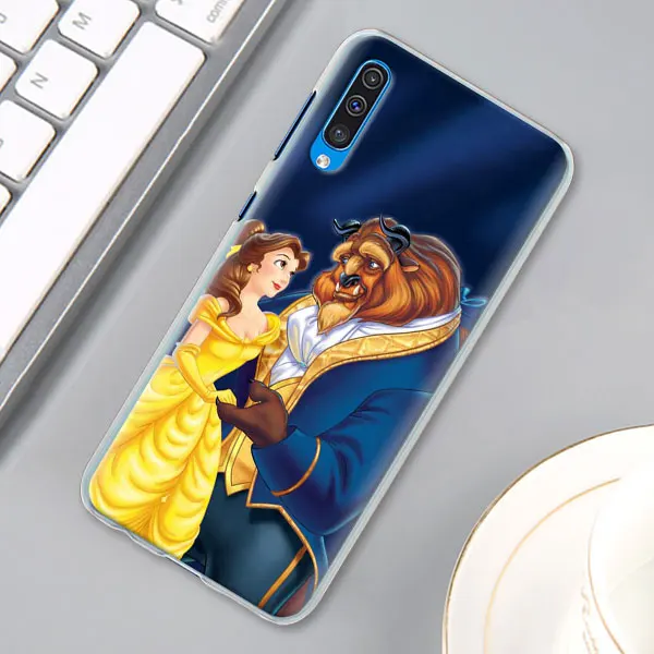 07 Красота и с рисунком из мультфильма «Красавица и Чудовище» чехол КРЫШКА ДЛЯ samsung Galaxy A30 A40 A50 A70 A6 A8 плюс A7 A9 M30 чехол для телефона Coque - Цвет: 07