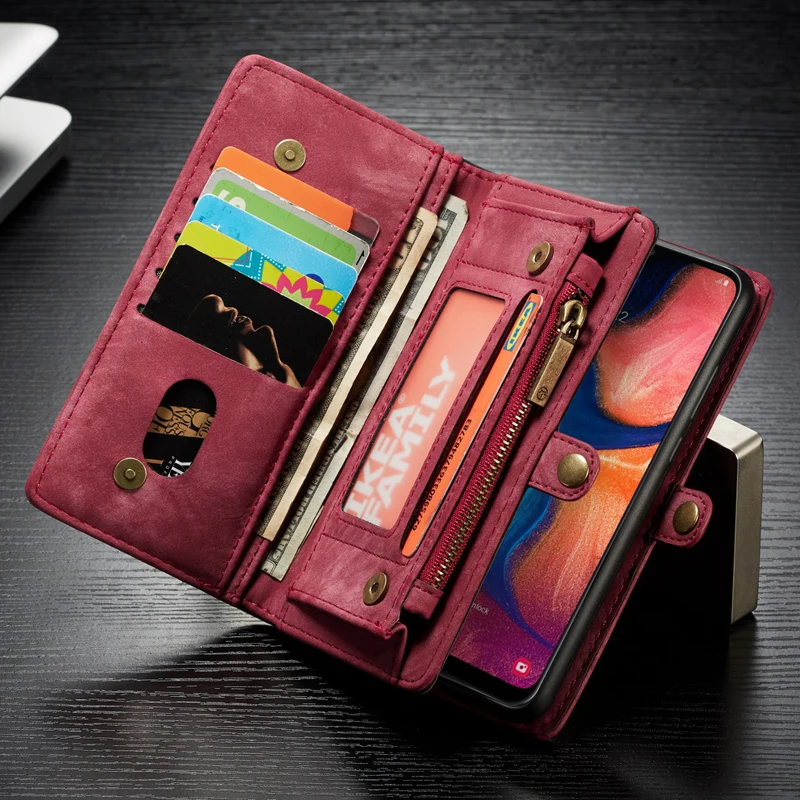 For Samsung Galaxy A20 A30 Case Leather Wallet Cover Phone Bag Case for Coque Samsung Galaxy A20 A205F A205 A 20 SM-A205F Case