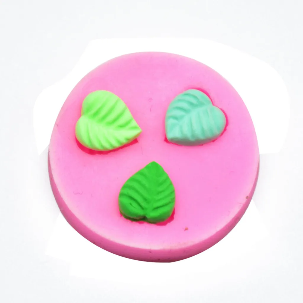 1 шт. силиконовая форма в виде листка 3D Кленовый лист для помадки торт шоколад