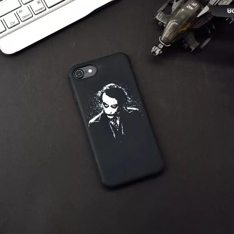 Клоун, Бэтмен Темный рыцарь Джокер чехол для iphone 6 6s 6plus 7 7plus чехол s Coque TPU силиконовый мягкий чехол для iphone 10X8 plus Funda