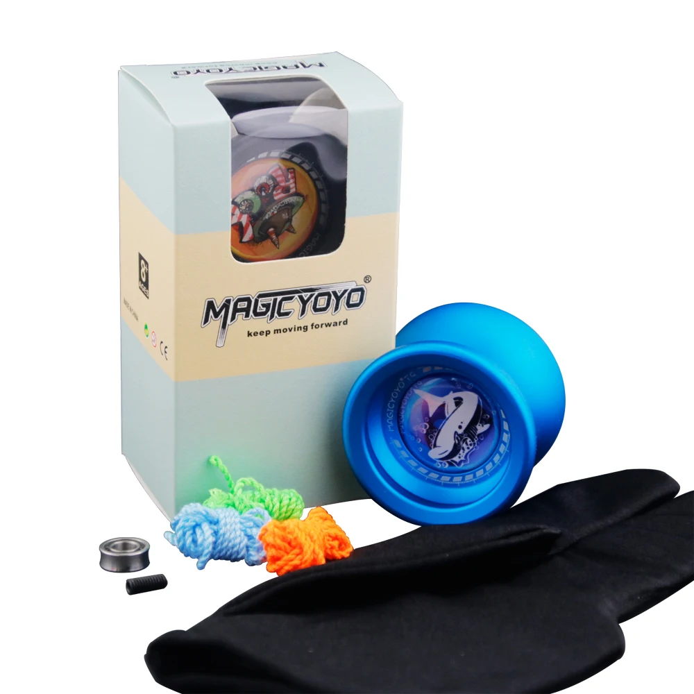 

2018 New Arrive MAGICYOYO T9 YOYO alloy 6061 Metal yoyo can be upgraded to play free accessories package good gift for beginner