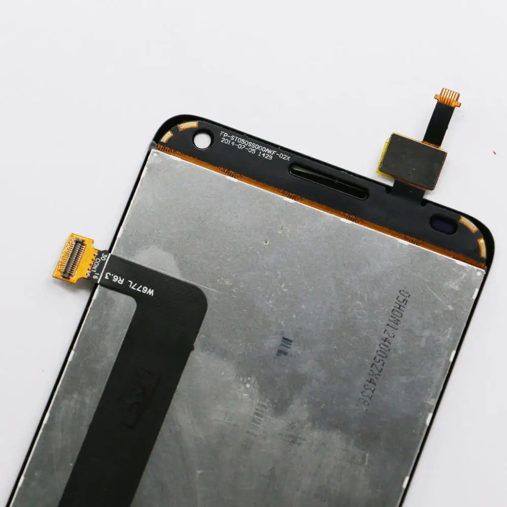 Для Lenovo S580 LCD с кодирующий преобразователь сенсорного экрана в сборе для Display5