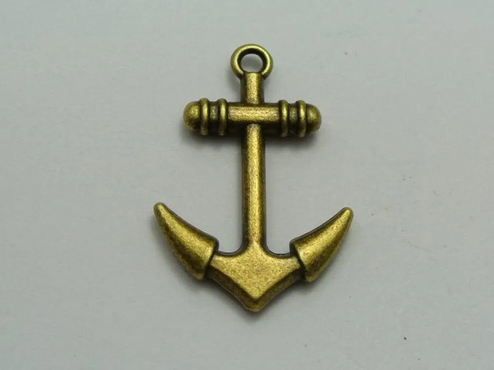 20 бронзовых тонов сплава Подвески в виде якоря коннектор Подвески 28x20 мм