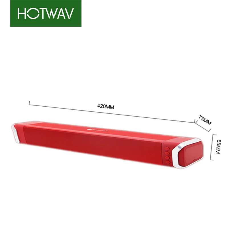 HOTWAV Колонка Беспроводная гарнитура с встроенными часами Саундбар сабвуфером