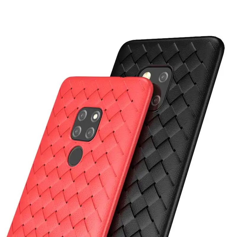 Luxury Grid Case For Huawei Mate20 mate10 Pro Lite Honor 9 10 honor Play 8X Ultra Thin Silicon Phone Cases |