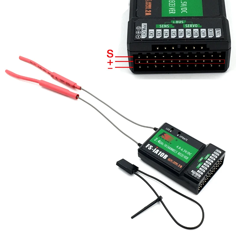 Flysky 2 4G 10CH FS-iA10B приемник PPM выход с iBus портом | Игрушки и хобби