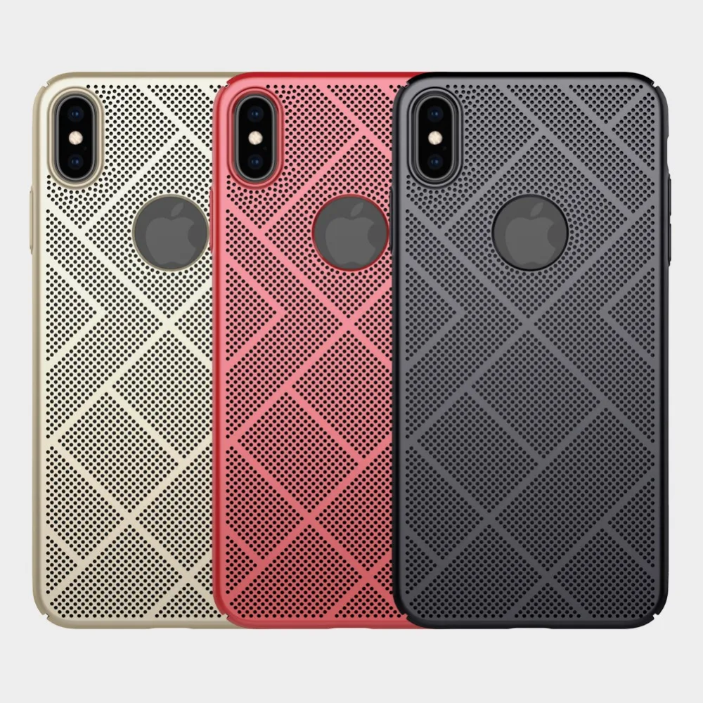 NILLKIN Air Чехол для Apple iphone XR теплорассеивающий ПК жесткий пластиковый чехол для телефона для iphone XS Max чехол для телефона house