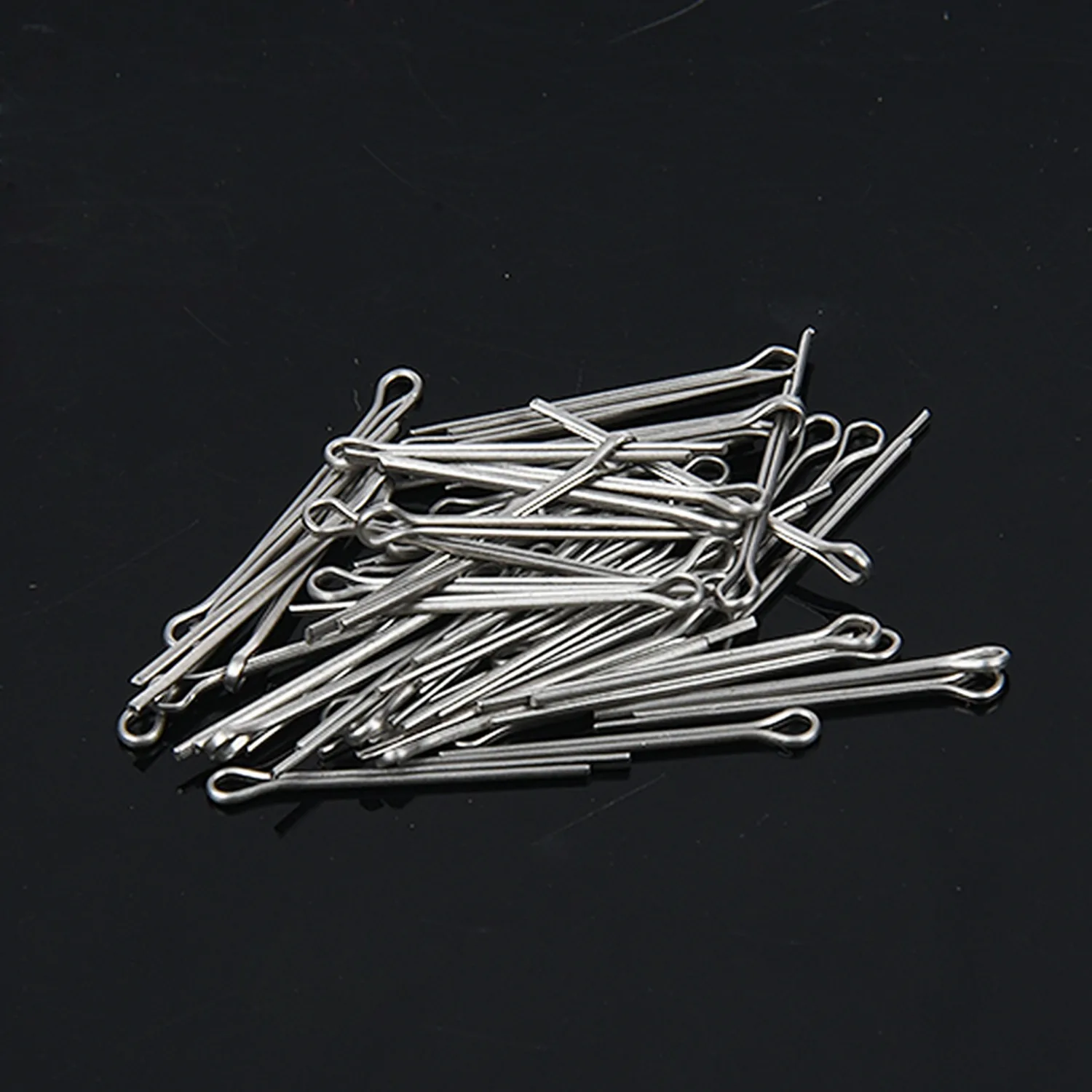 M1.2x16mm 304 Нержавеющая сталь сплит котел булавки серебристого тона 50 шт|Дверные