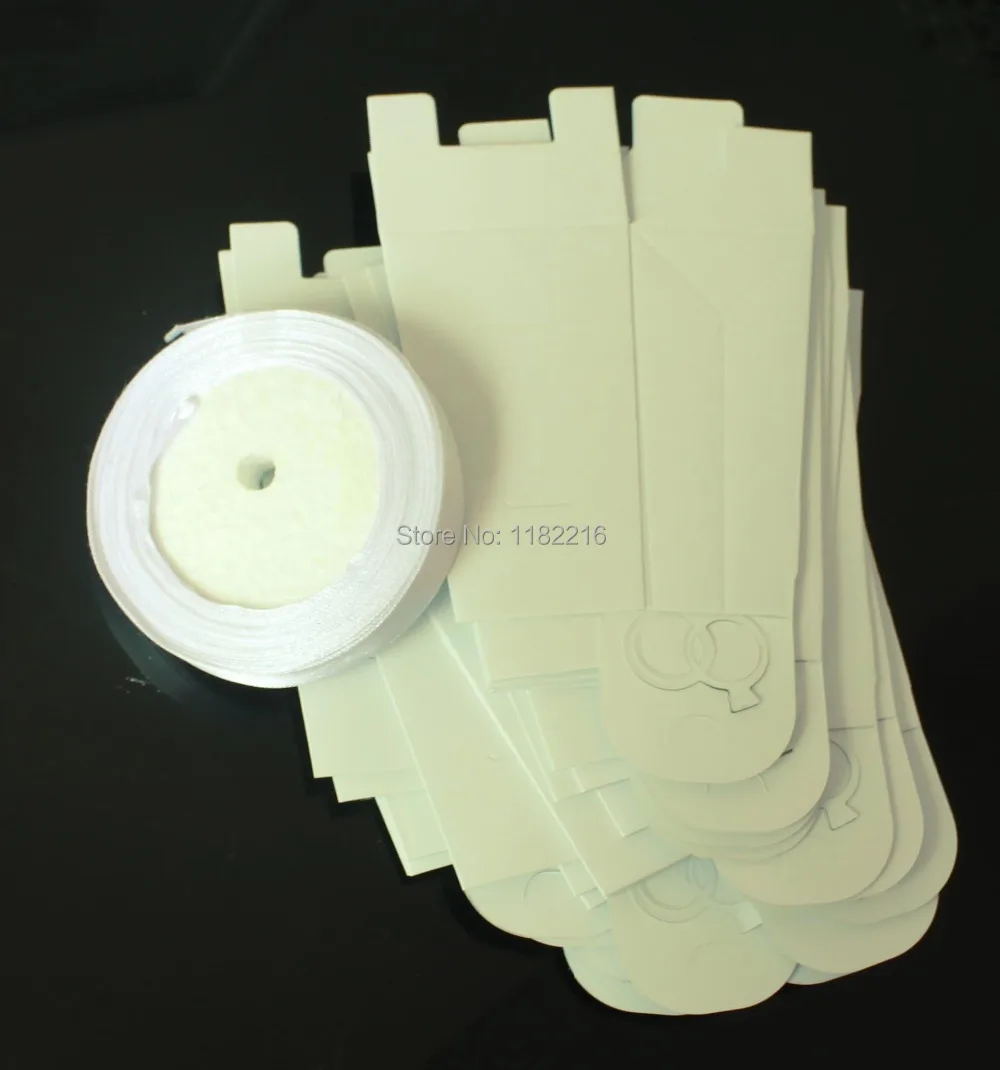 100 шт Новое прибытие кольцо с прозрачным бриллиантом стиль белая коробка конфет